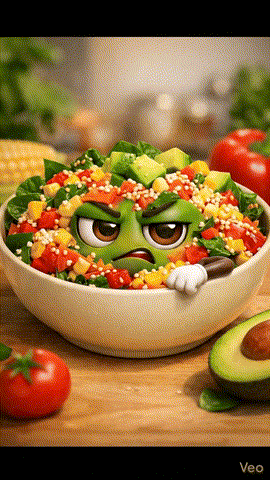 Ensalada de amaranto y verduras